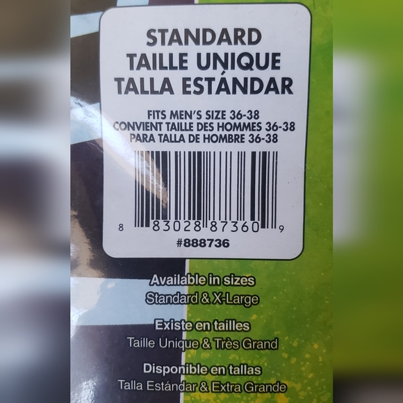 NWT Rubie's Beetlejuice Black and White Striped Adult XL Costume No Wig - Picture 3 of 6